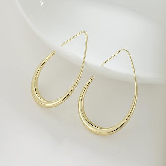 Sunlight Golden Hoop Earrings | Gold