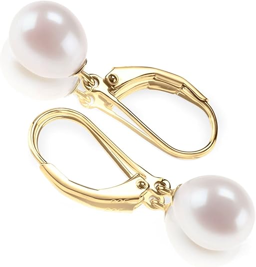 Elegant Pearl Earrings | Gold