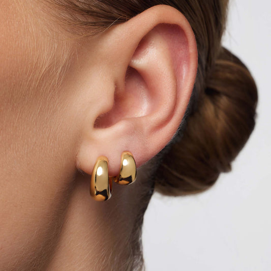 Elegant Hoop Earrings | Gold