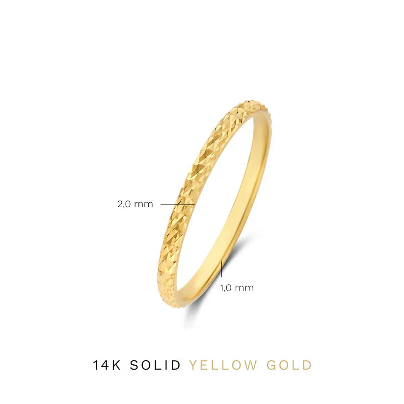 Ameline Lattice Ring | Gold