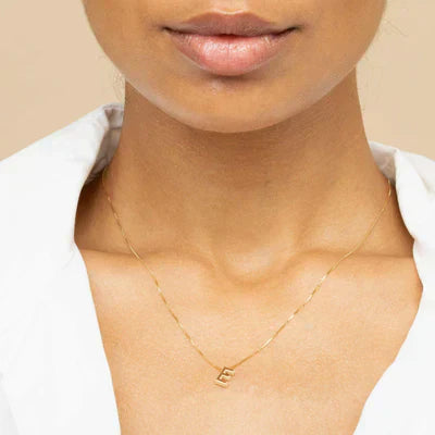Love Initial Necklace | Gold