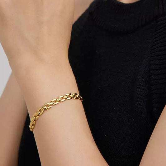 Venetian Chain Bracelet | Gold