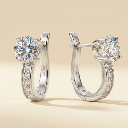 Elegant Channel Earrings | Gold