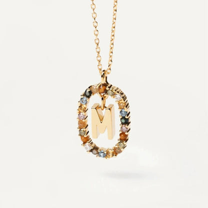 Elegant Multicolour Stone Necklace
