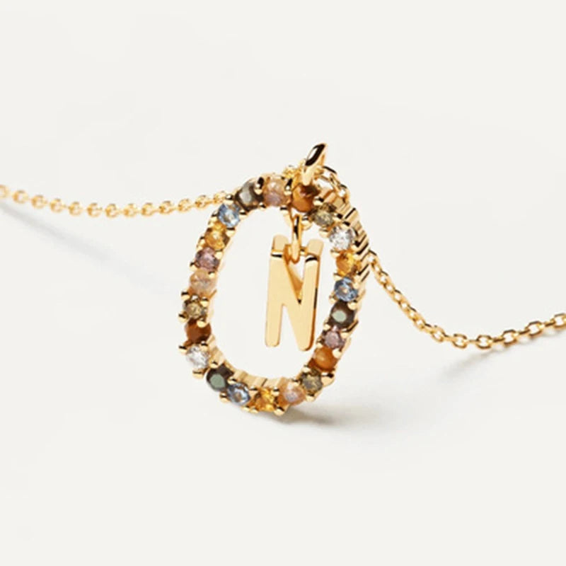 Elegant Multicolour Stone Necklace