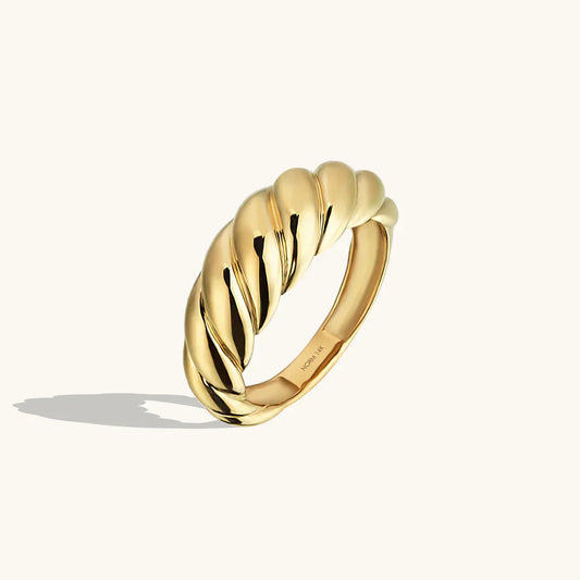 Gold Croissant Ring | Gold