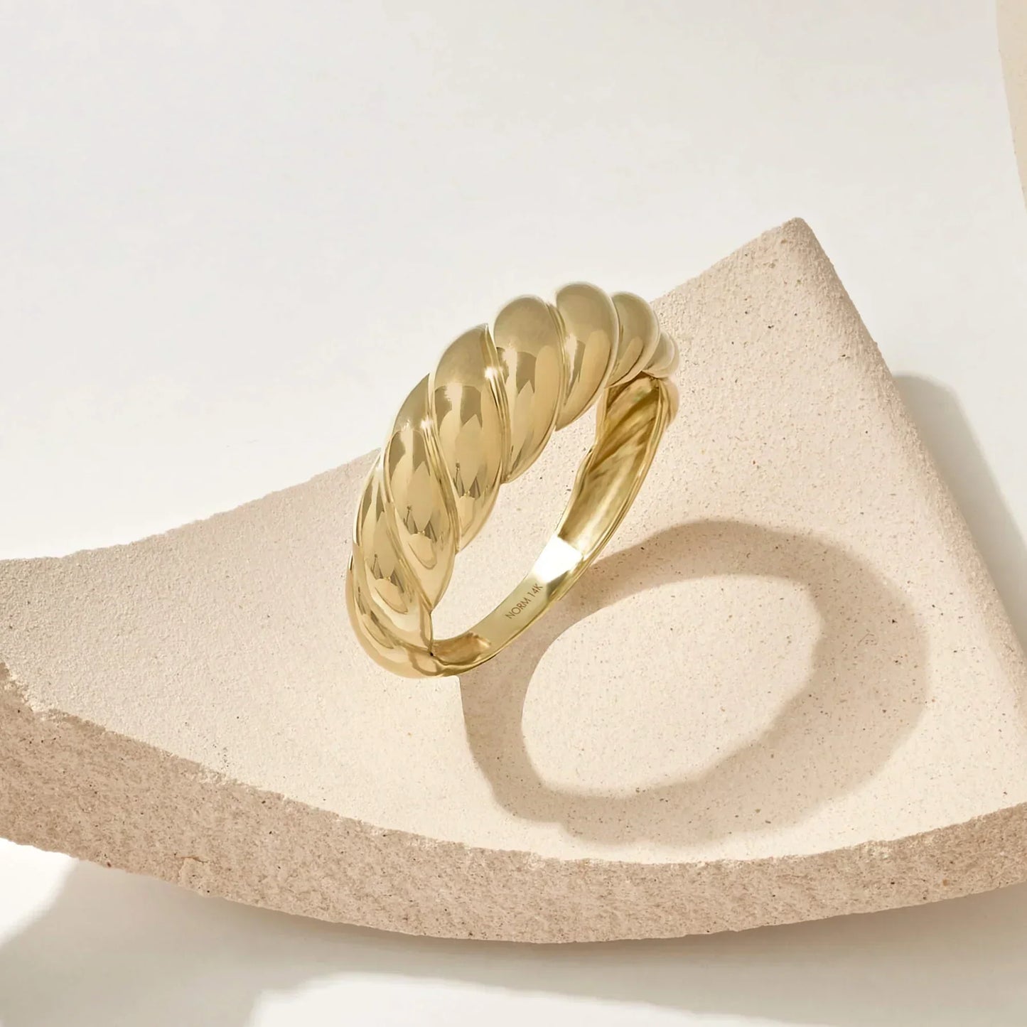 Gold Croissant Ring | Gold