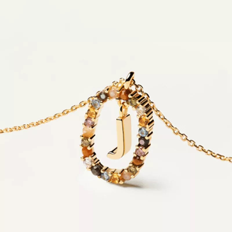 Elegant Multicolour Stone Necklace