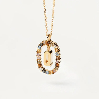 Elegant Multicolour Stone Necklace