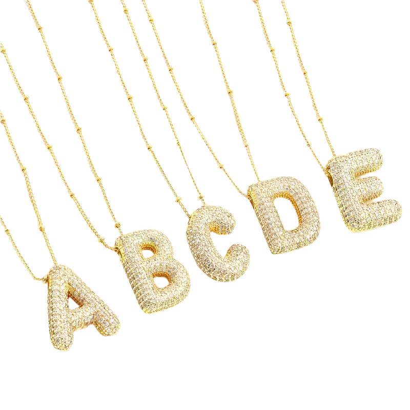 Elegant Initial Necklace | Gold