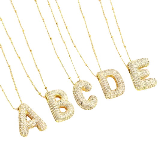 Elegant Initial Necklace | Gold
