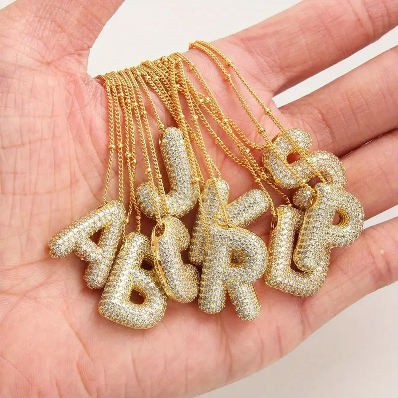 Elegant Initial Necklace | Gold