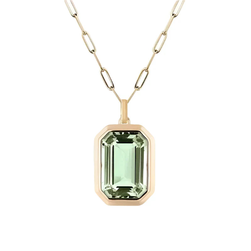 Celestine Emerald Necklace