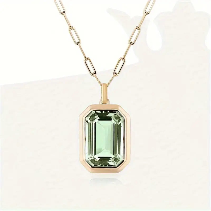 Celestine Emerald Necklace