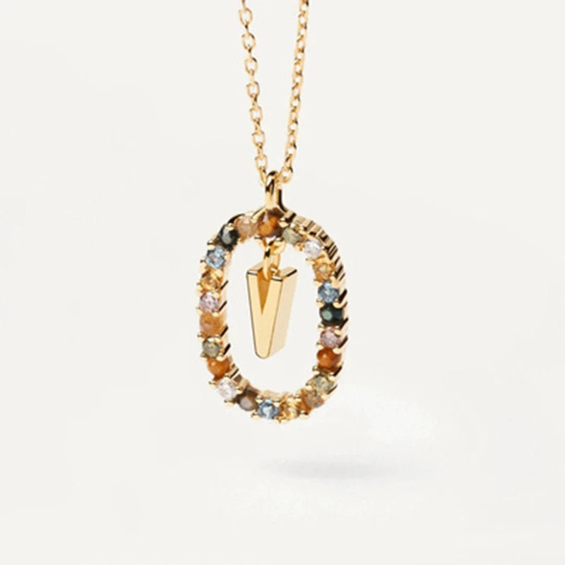 Elegant Multicolour Stone Necklace