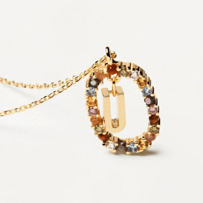Elegant Multicolour Stone Necklace