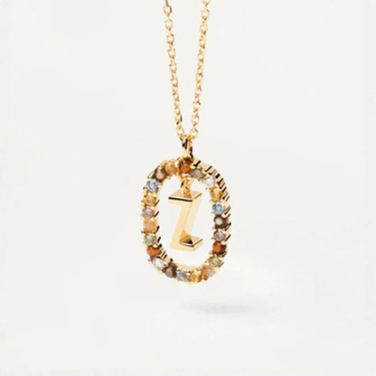 Elegant Multicolour Stone Necklace