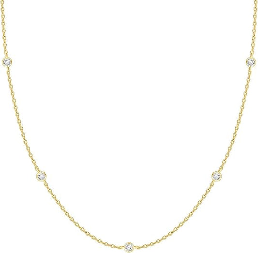 Meteor Shower Necklace | Gold