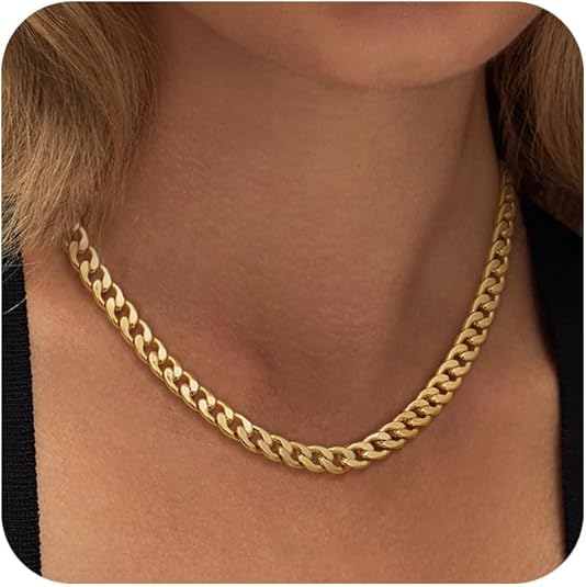 Chunky Cuban Necklace | Gold