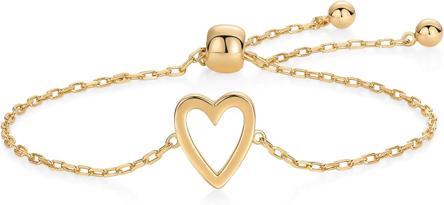Radiant Heart Bracelet | Gold