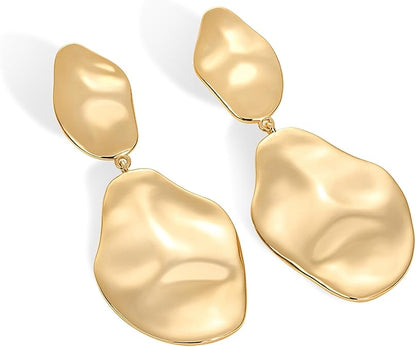 Wave Earrings | Gold