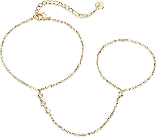 Elegant Hand Bracelet | Gold
