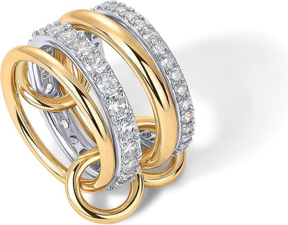 United Rings Set | Gold