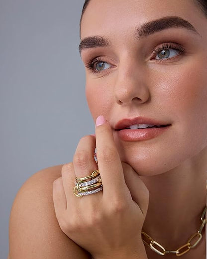 United Rings Set | Gold