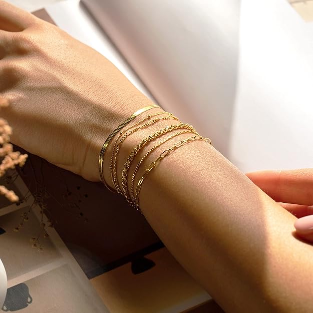 Isabelle Bracelet Set | Gold