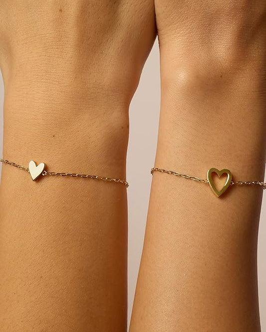 Radiant Heart Bracelet | Gold