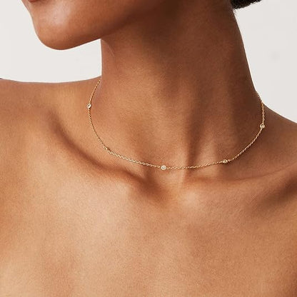 Meteor Shower Necklace | Gold