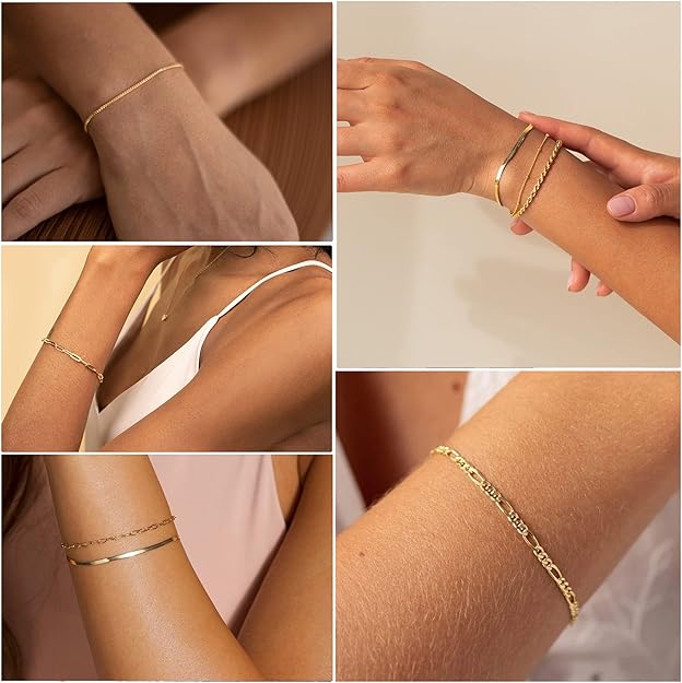 Isabelle Bracelet Set | Gold