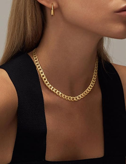 Chunky Cuban Necklace | Gold