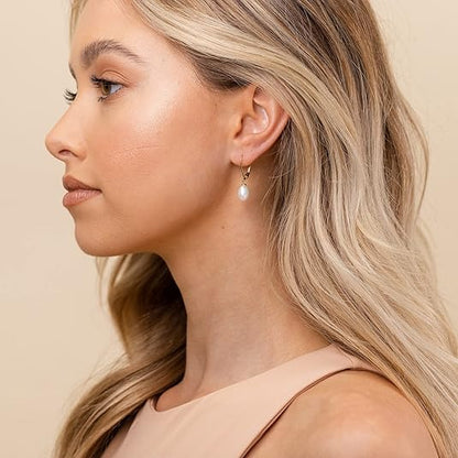Elegant Pearl Earrings | Gold