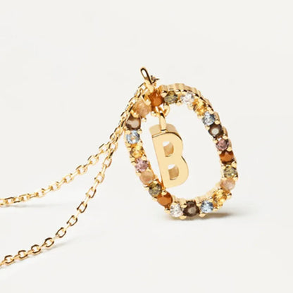 Elegant Multicolour Stone Necklace