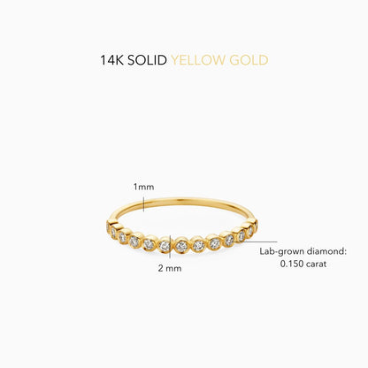 Diamond Sphere Ring | Gold