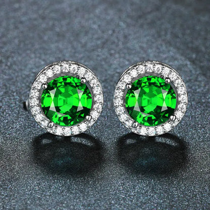 Lucy Gold & Emerald Earrings