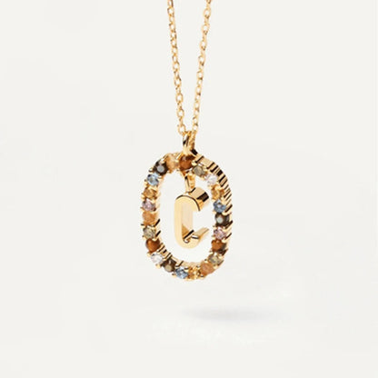 Elegant Multicolour Stone Necklace