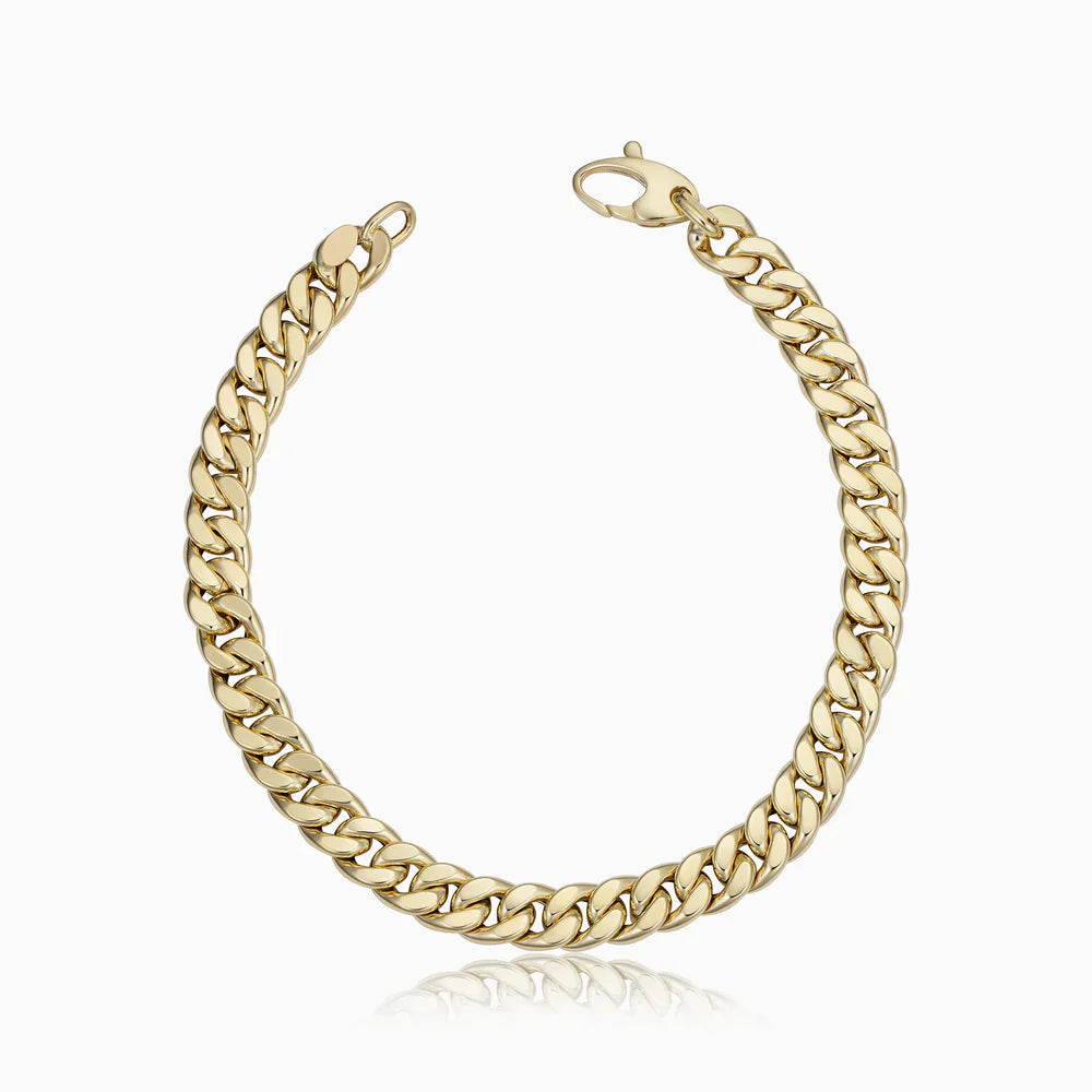 Vintage Cuban Bracelet | Gold