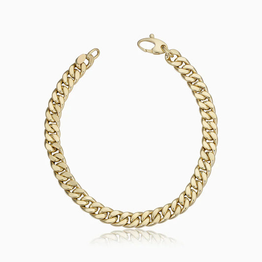 Vintage Cuban Bracelet | Gold