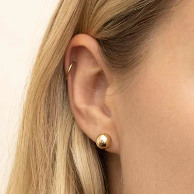 Orb Earrings | Gold