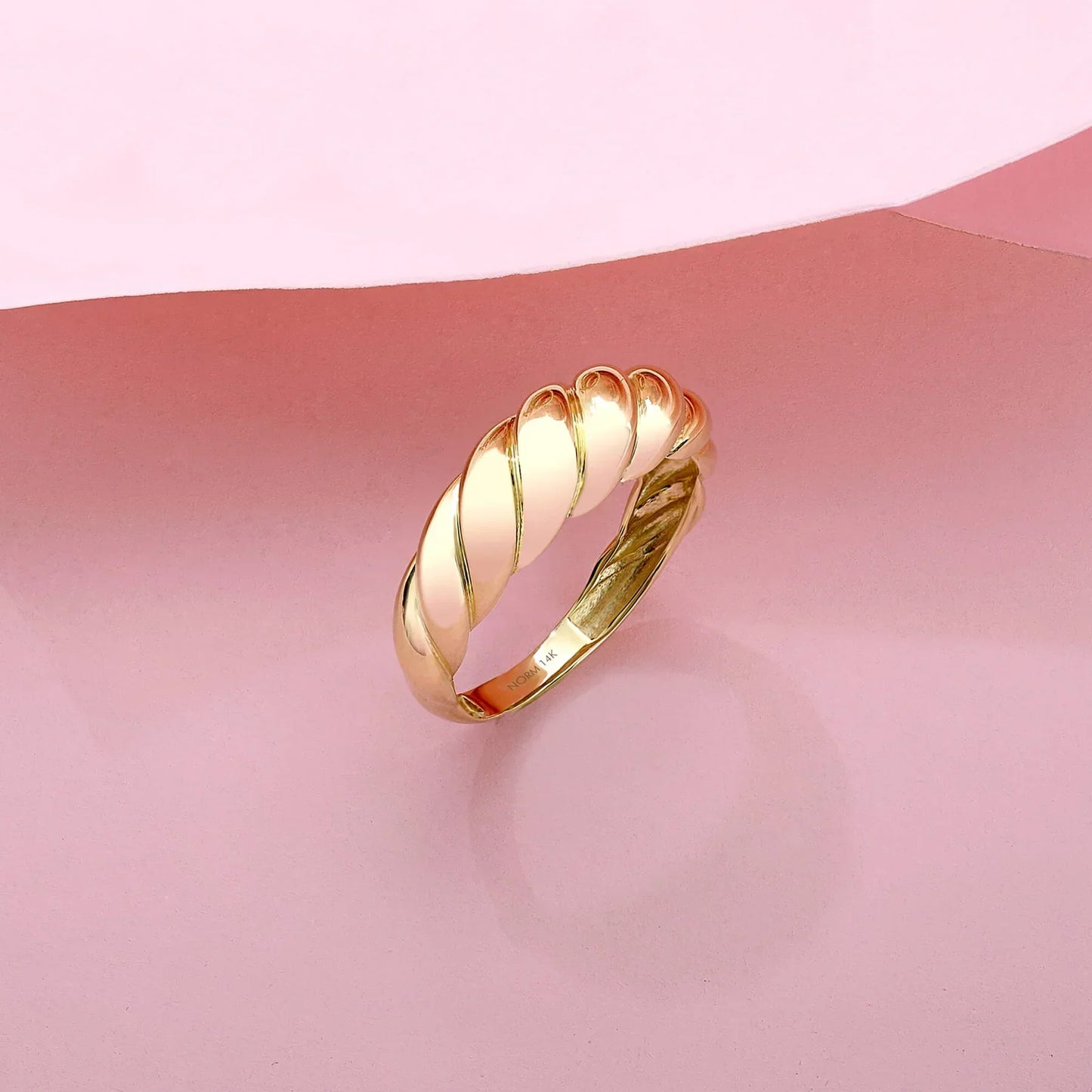 Gold Croissant Ring | Gold