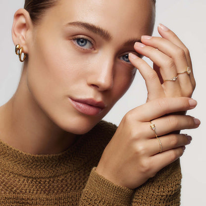 Muse Moonstone Ring | Gold