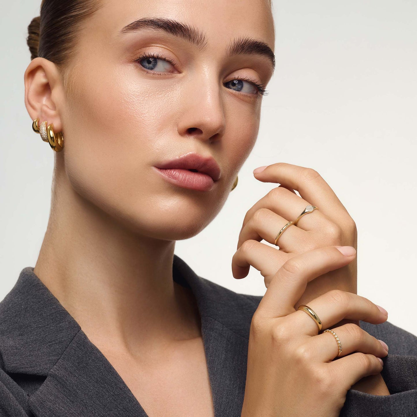 Elegant Dome Ring | Gold