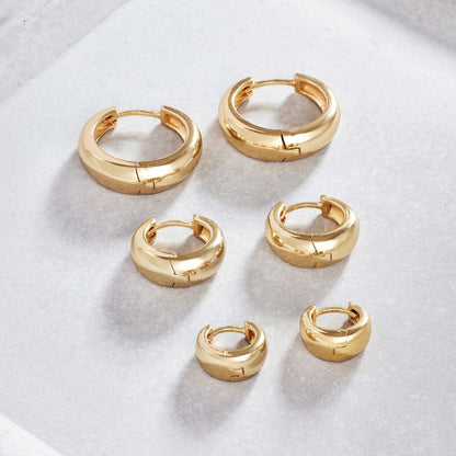 Lumière Hoop Earrings | Gold