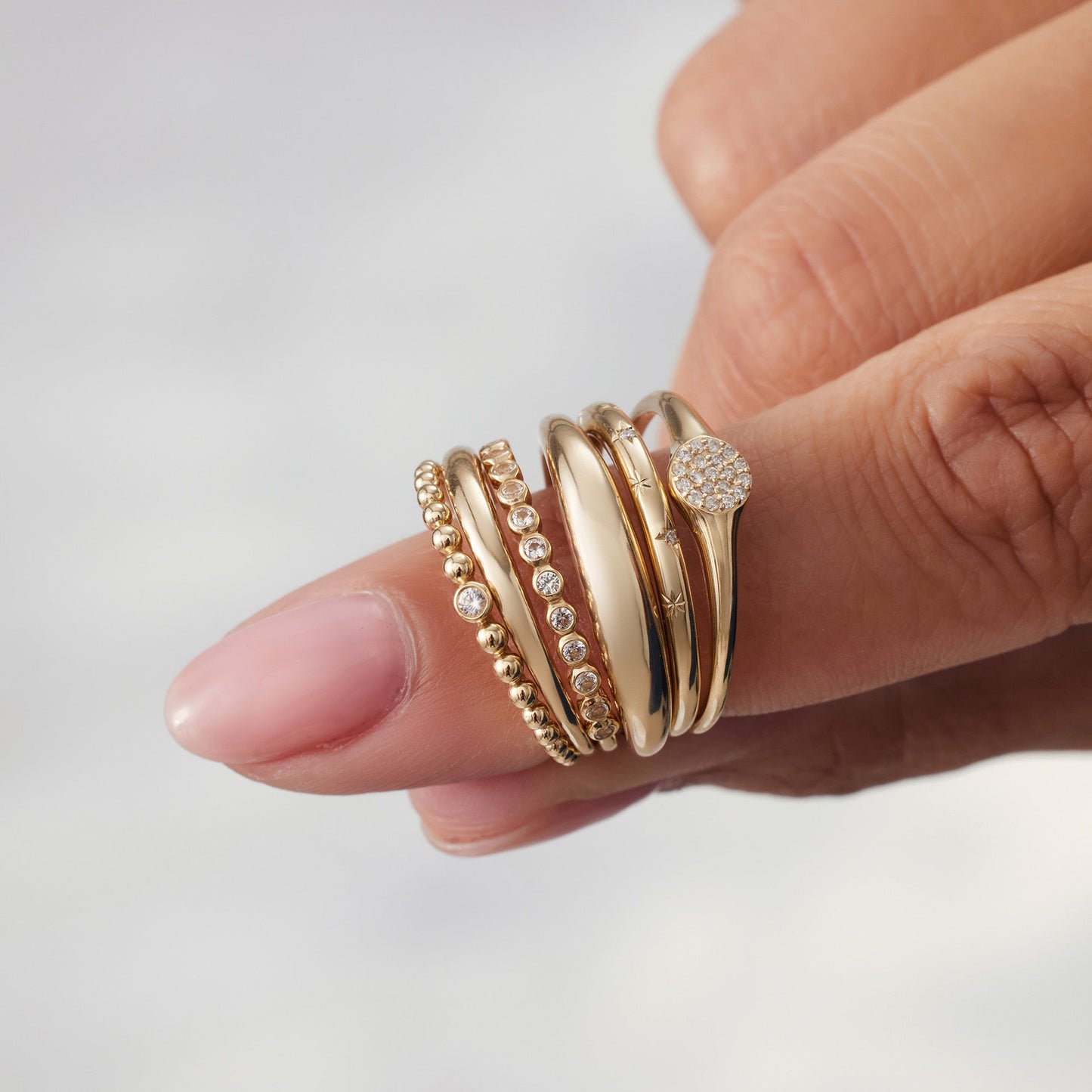Elegant Dome Ring | Gold