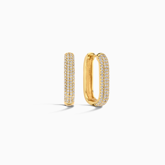 Gold & Diamond Earrings