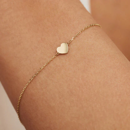 Oriana Heart Bracelet | Gold