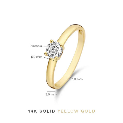 Valentina Castle Ring | Gold