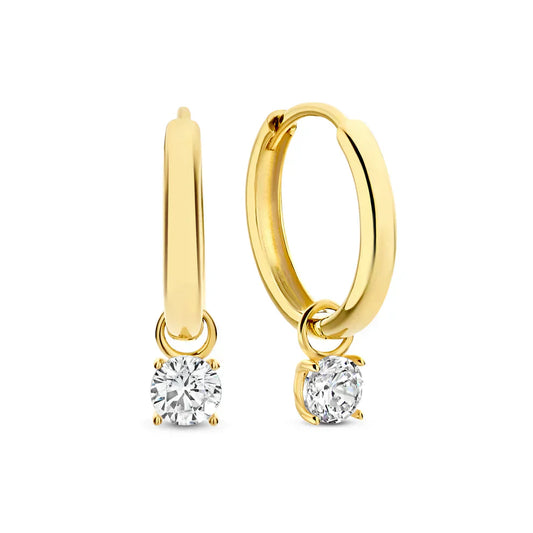 Moon Tears Earrings | Gold